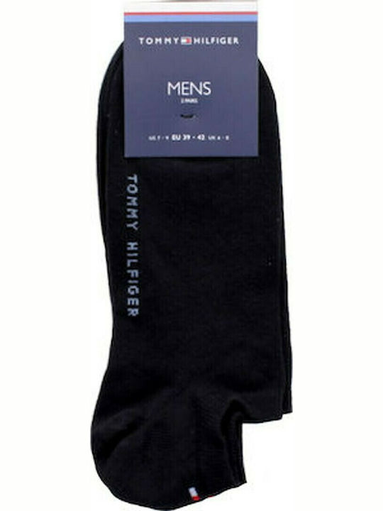 Tommy Hilfiger Men's Solid Color Socks Blue 2Pack