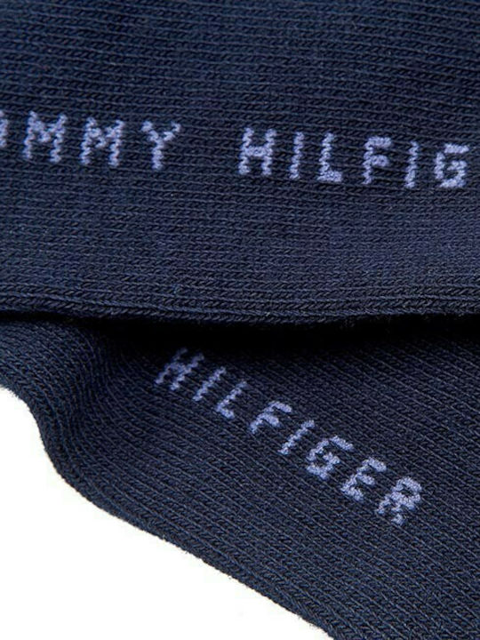 Tommy Hilfiger Men's Solid Color Socks Blue 2Pack