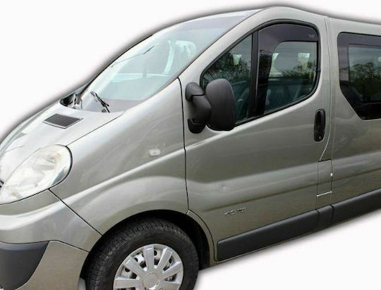 Heko Set of Windbreakers Front Car Dark Fime for Renault Trafic 2pcs