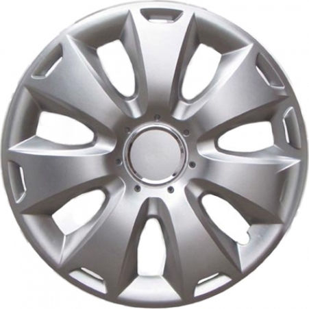 Croatia Cover Σετ Τάσια Αυτοκινήτου Ford Fiesta/Focus/C-Max 4τμχ 15" Ασημί