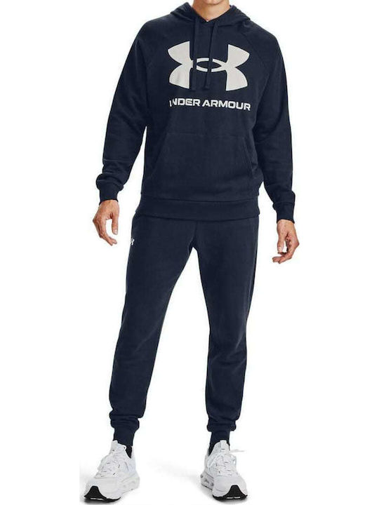 Rival Big Sweatshirt With Hood Navy