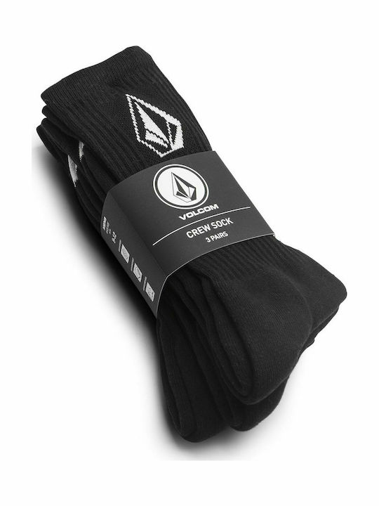 Volcom Stone Șosete Negre 3Pachet