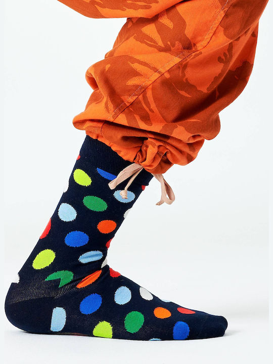 Happy Socks Κάλτσες με Σχέδια Μαύρες