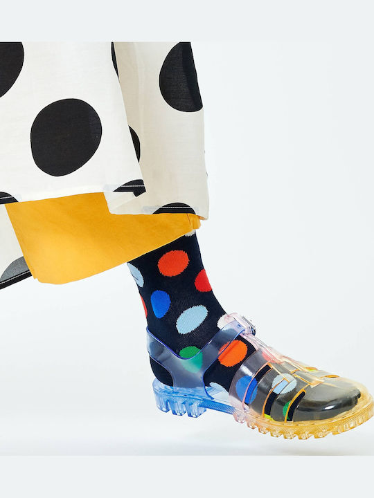 Happy Socks Κάλτσες με Σχέδια Μαύρες