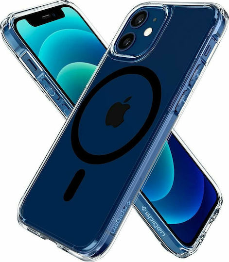 Spigen Ultra Hybrid Mag Back Cover Plastic 2mm Black (iPhone 12 / 12 Pro)