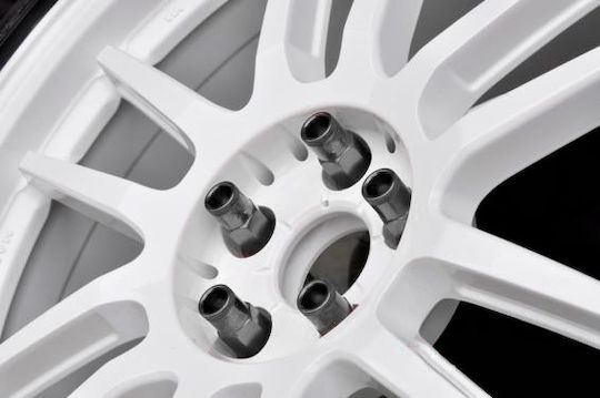 Simoni Racing Παξιμάδια 12x1.25/50mm/19 Κωνικό Μαύρο 10τμx 10τμχ