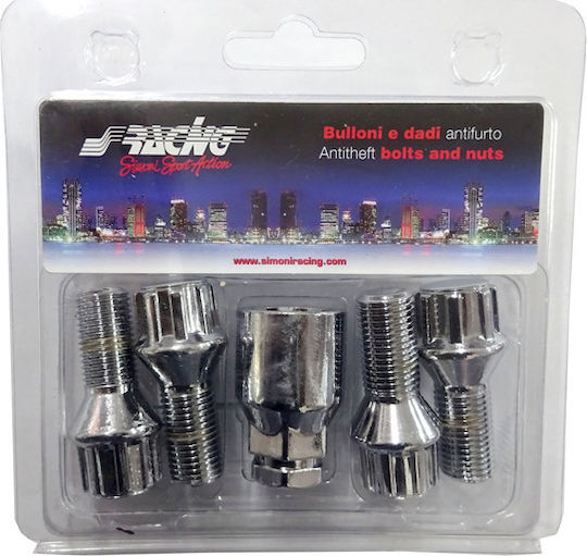 Simoni Racing Security Bolts M14x1.55mm for Key No 17 4pcs