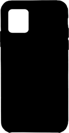 Soft Touch Back Cover Σιλικόνης Μαύρο (iPhone 11)