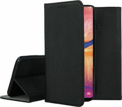 Forcell Smart Magnet Book Δερματίνης 2mm Μαύρο (Galaxy A20e)