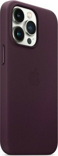 Apple Back Cover Leather Dark Cherry (iPhone 13 Pro)