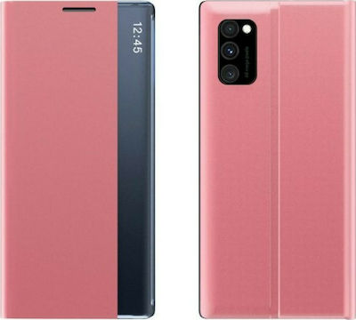 Hurtel New Sleep Buchen Sie Synthetisches Leder / Kunststoff Rosa (Poco M3 / Redmi 9T)