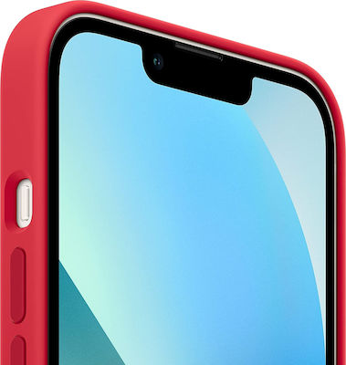 Apple Silicone Case with MagSafe Product Red (iPhone 13)