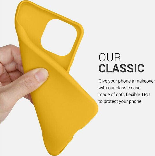 KWmobile Back Cover Silicone Honey Yellow (Xiaomi Mi 11 Lite / 11 Lite 5G / 11 Lite 5G NE)