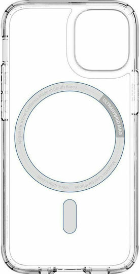 Spigen Ultra Hybrid Mag Plastic / Silicone Back Cover Blue (iPhone 12 / 12 Pro)