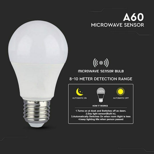 V-TAC VT-2211 LED-Lampe 11W 120mm für Fassung E27 und Form A60 Kühles Weiß 1055lm