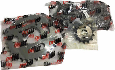 MHQ Chain & Sprocket Kit (14-36-428) for Honda Astrea Grand 100