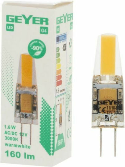 Geyer LED Bulb 1.6W for Socket G4 Natural White 170lm