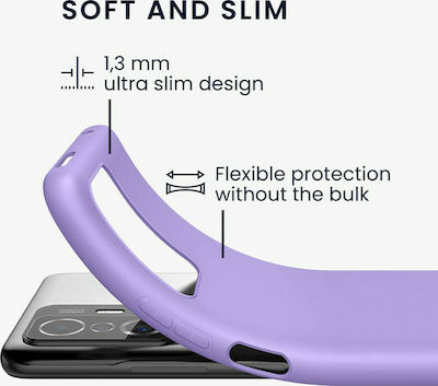 KWmobile Coperta din spate Silicon Violet Purple (Xiaomi 11T / 11T Pro - Xiaomi 11T / 11T Pro) 56245.222