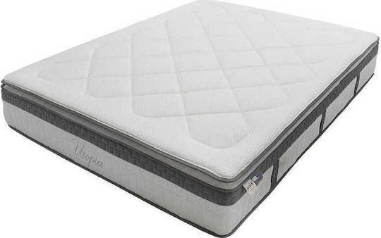 Pakketo Utopia Queen Ergonomic Mattress 160x200x32cm with Independent Springs & Topper