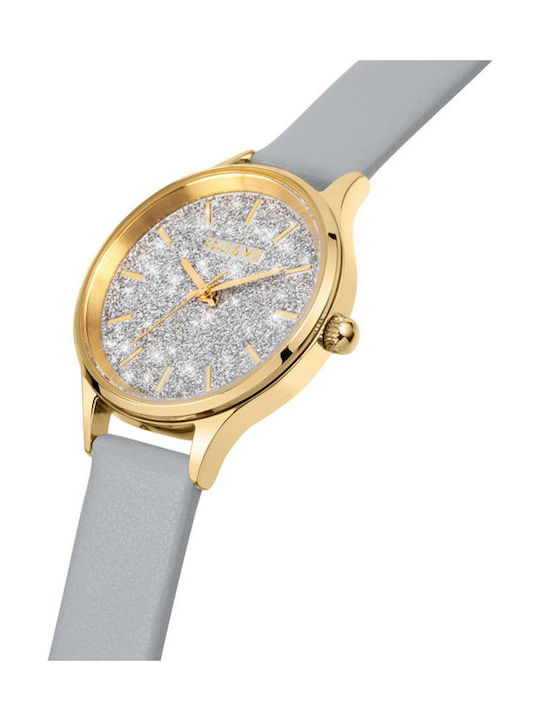 Oui & Me Bichette Women's Watch with Gray Leather Strap