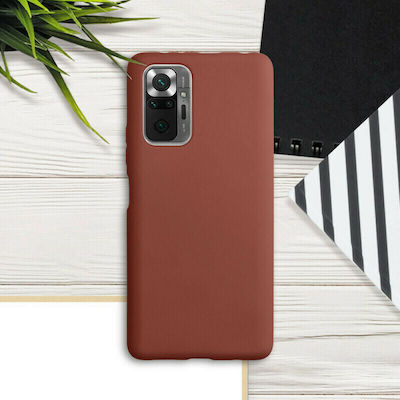 KWmobile Silicone Back Cover Metallic Ruby Red (Redmi Note 10 Pro)