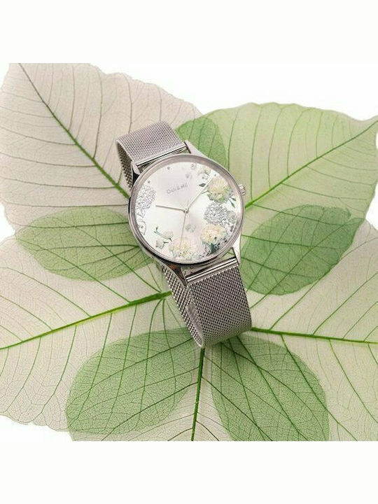 Oui & Me Bichette Womens Watch 38mm Battery Silver
