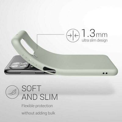 KWmobile Silicone Back Cover Light Grey Matte (Galaxy A22 4G)