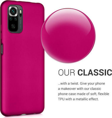 KWmobile Back Cover Σιλικόνης Metallic Pink (Redmi Note 10 / 10s)