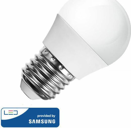 V-TAC VT-290 Bec LED 7W 81mm pentru Soclu E27 și Formă G45 Alb natural 600lm