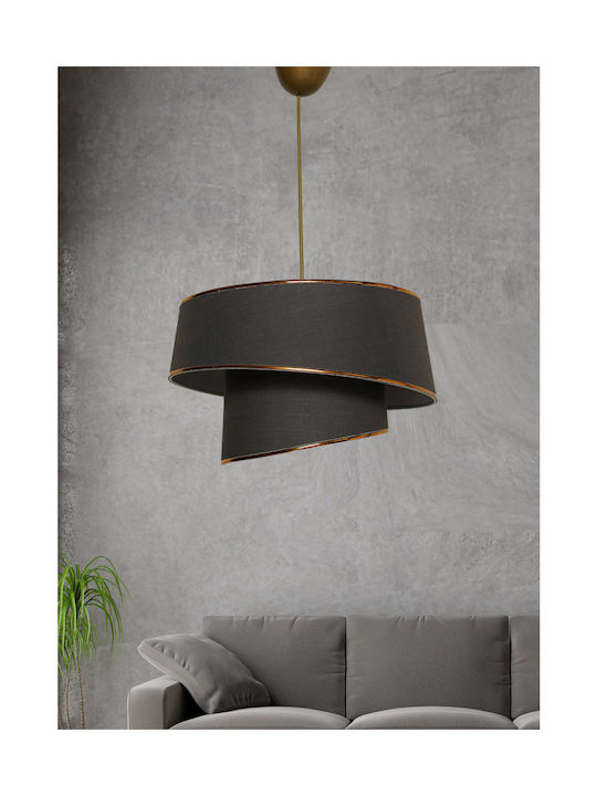 HomeMarkt Pendant Light Single-Light for Socket E27 Gold