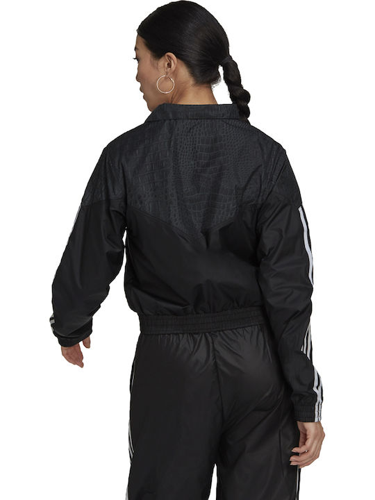 adidas Originals Αθλητικό Μπουφάν Μαύρο