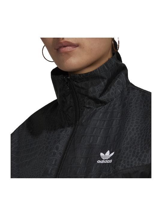 Originals Women's Short Sports Jacket for Spring or Autumn Black