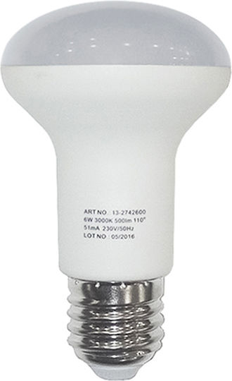 Adeleq LED Bulb 8W 100mm for Socket E27 and Shape R63 Cool White 660lm