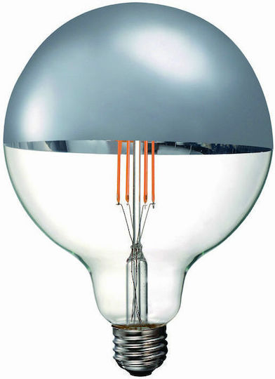 VK Lighting LED Bulb 7W 178mm for Socket E27 and Shape G125 Warm White 650lm Dimmable