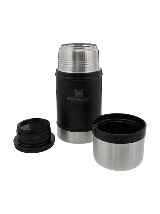 Stanley Legendary Classic Lunchbox Isolierte Lunchbox Inox Matt Black Pebble 700ml 1Stück