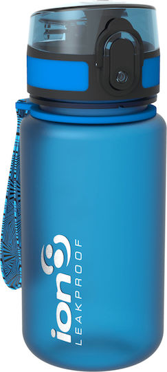 Ion8 Sport Pod Παιδικό Παγούρι Πλαστικό με Καλαμάκι Non Spill Μπλε 400ml