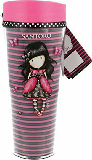 Santoro Παιδικό Παγούρι Gorjuss Πλαστικό Μωβ 533ml