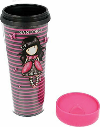 Santoro Παιδικό Παγούρι Gorjuss Πλαστικό Μωβ 533ml