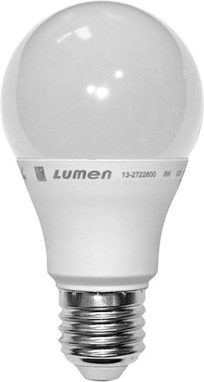 Adeleq LED Bulb 6W 110mm for Socket E27 and Shape A60 Cool White 500lm