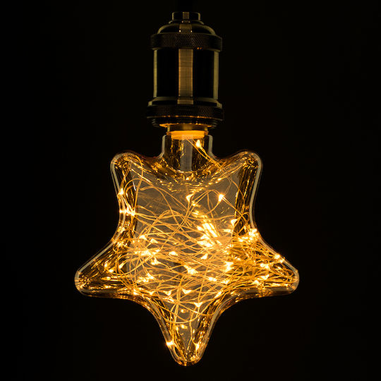 GloboStar Edison Retro LED крушка 2W 180mm за фасунга E27 Топло бяло 150лм