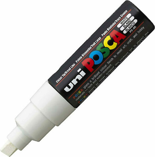 Posca PC-8K Marker Permanent 8mm Alb