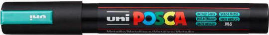 Posca PC-5M Μαρκαδόρος Σχεδίου Metallic Green 2.5mm