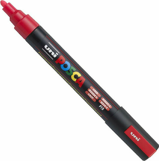 Posca PC-5M Μαρκαδόρος Σχεδίου Neon Red 2.5mm