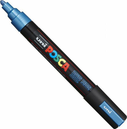 Posca PC-5M Маркери за Рисуване 2.5мм Син 6бр