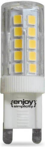 Elvhx LED Bulb 5W for Socket G9 Cool White 370lm Dimmable