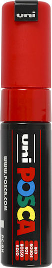 Posca PC-8K Ανεξίτηλος Μαρκαδόρος Κόκκινος (pc-8k) 8mm