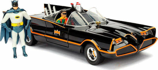 Jada Toys DC Comics: Batman Batmobile Batman 1966 Classic Batmobile Όχημα Φιγούρα ύψους 7εκ. σε Κλίμακα 1:24