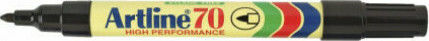 Artline 70 Ανεξίτηλος Μαρκαδόρος Μαύρος 1.5mm
