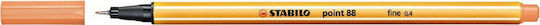 Stabilo Point 88 Design Marker 0.4mm Apricot