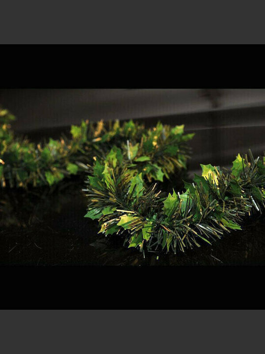 Eurolamp Magic Christmas Πράσινη Τρέσα με Φύλλα Γκι 2m Christmas Garland Green 200x30cm 1pc